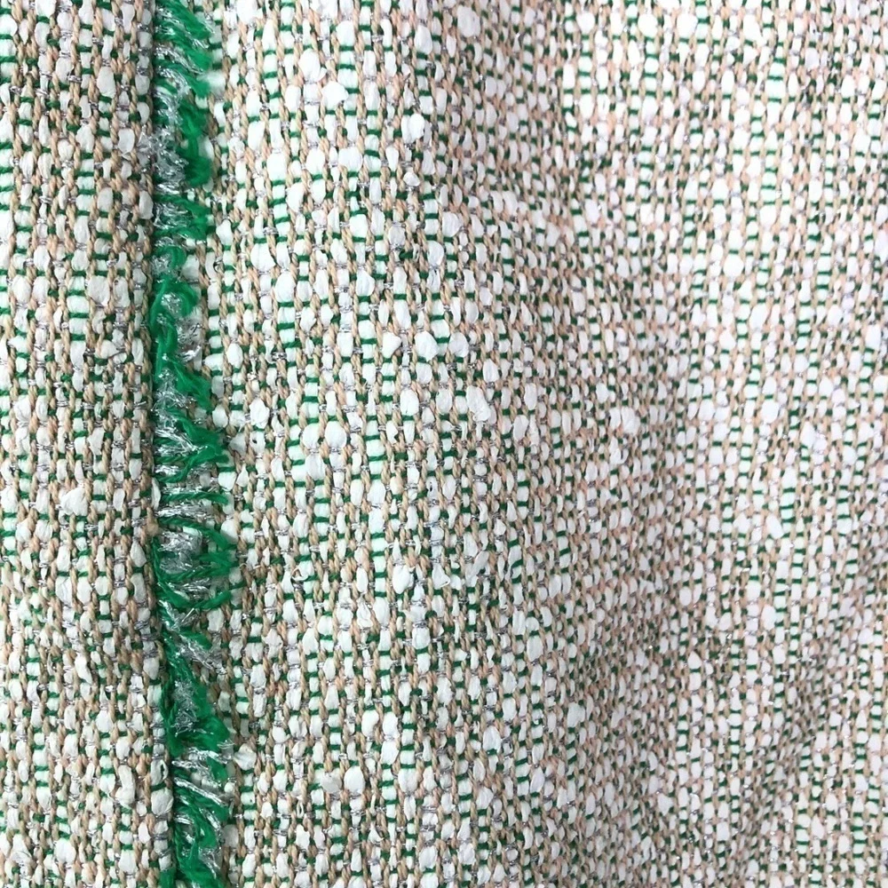 J. Crew Knit Skirt With Green Fringe